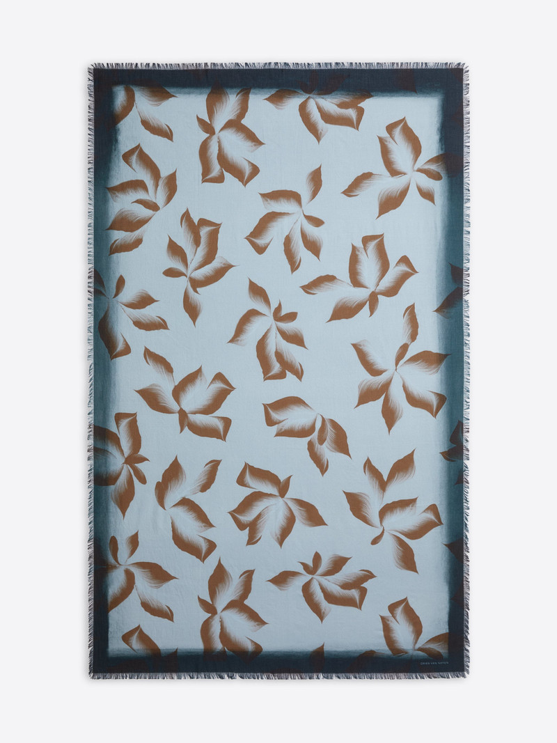Dries Van Noten PRINTED COTTON SCARF outlook