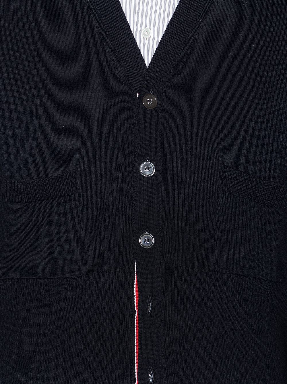 4-Bar stripe detail cardigan - 4