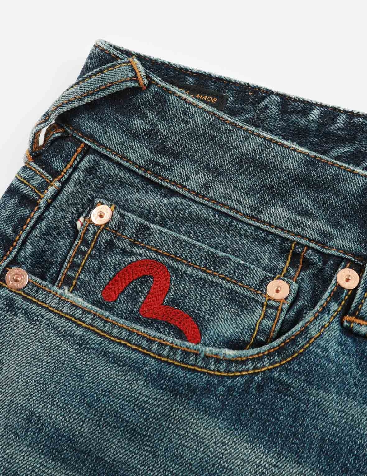 MULTI-LOGO AND SEAGULL EMBROIDERY CARROT-FIT JEANS #2017 - 10