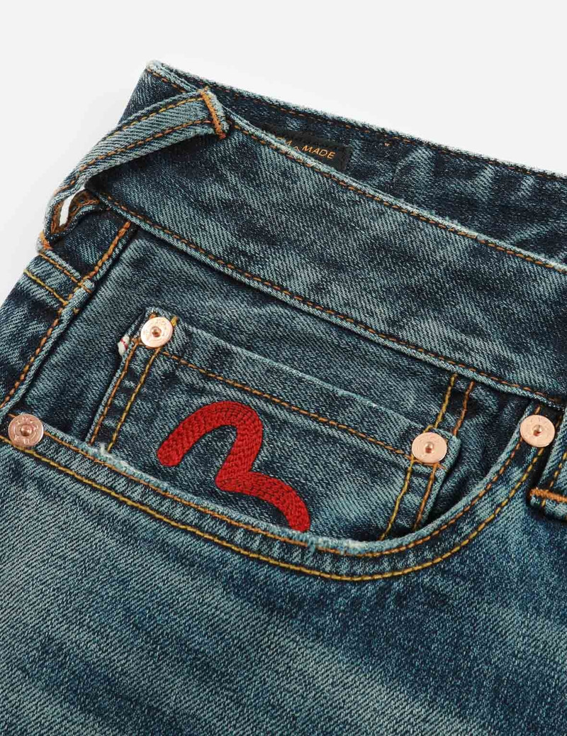 MULTI-LOGO AND SEAGULL EMBROIDERY CARROT-FIT JEANS #2017 10