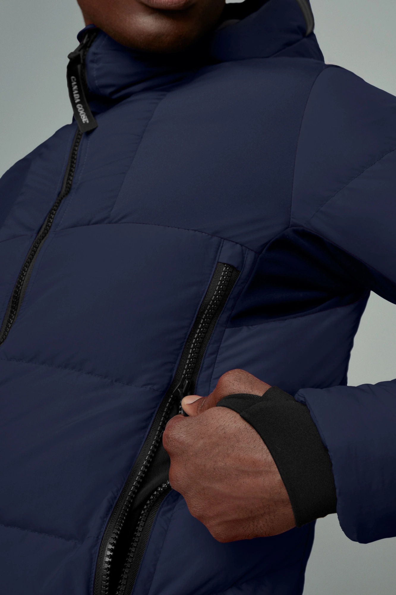 MEN'S HYBRIDGE BASE DOWN JACKET MATTE FINISH - 6