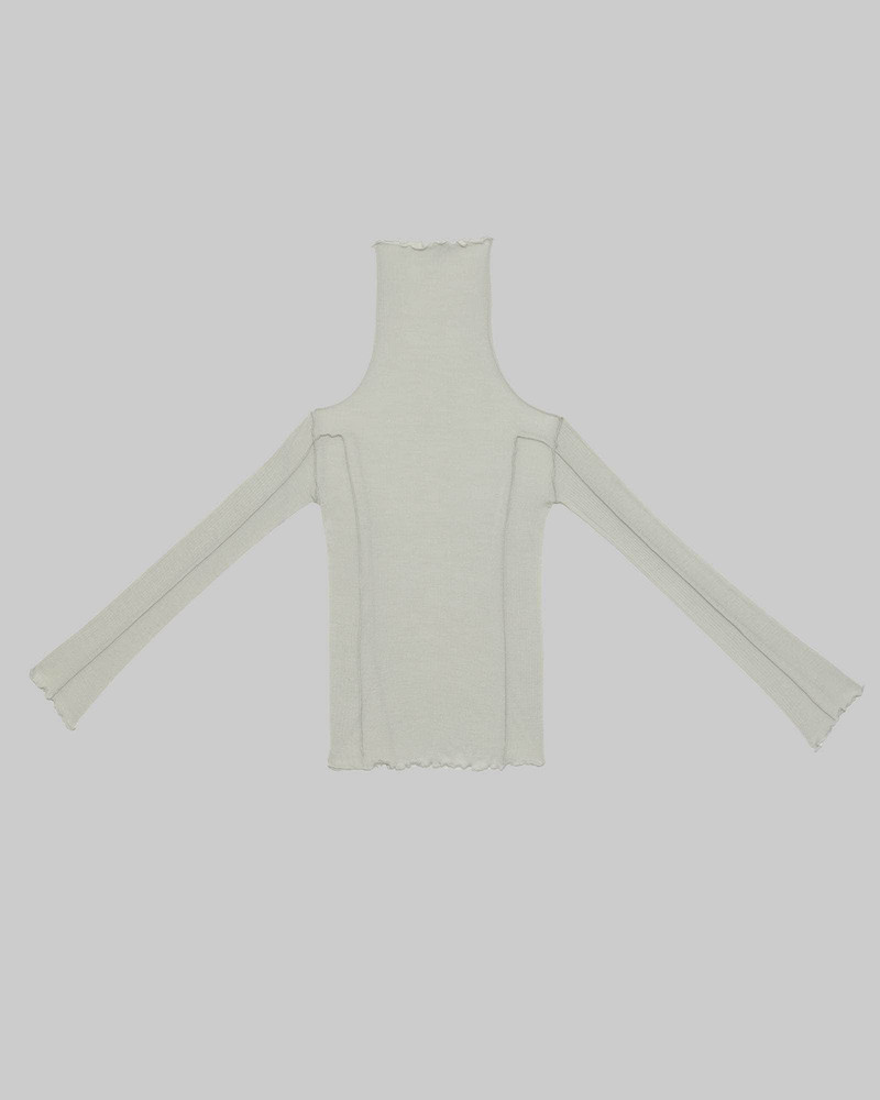 Omato Turtleneck - Fine Wool Rib 7