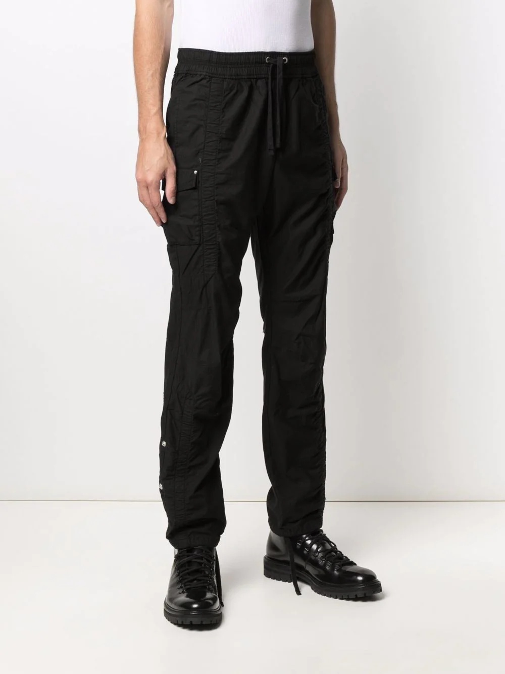 straight-leg cargo trousers - 3