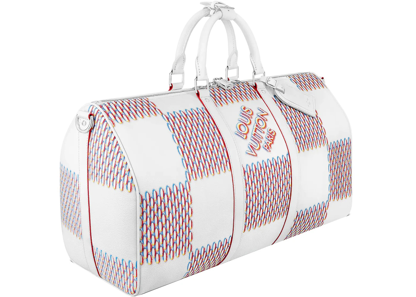 Louis Vuitton Keepall 50B White Damier Spray - 2