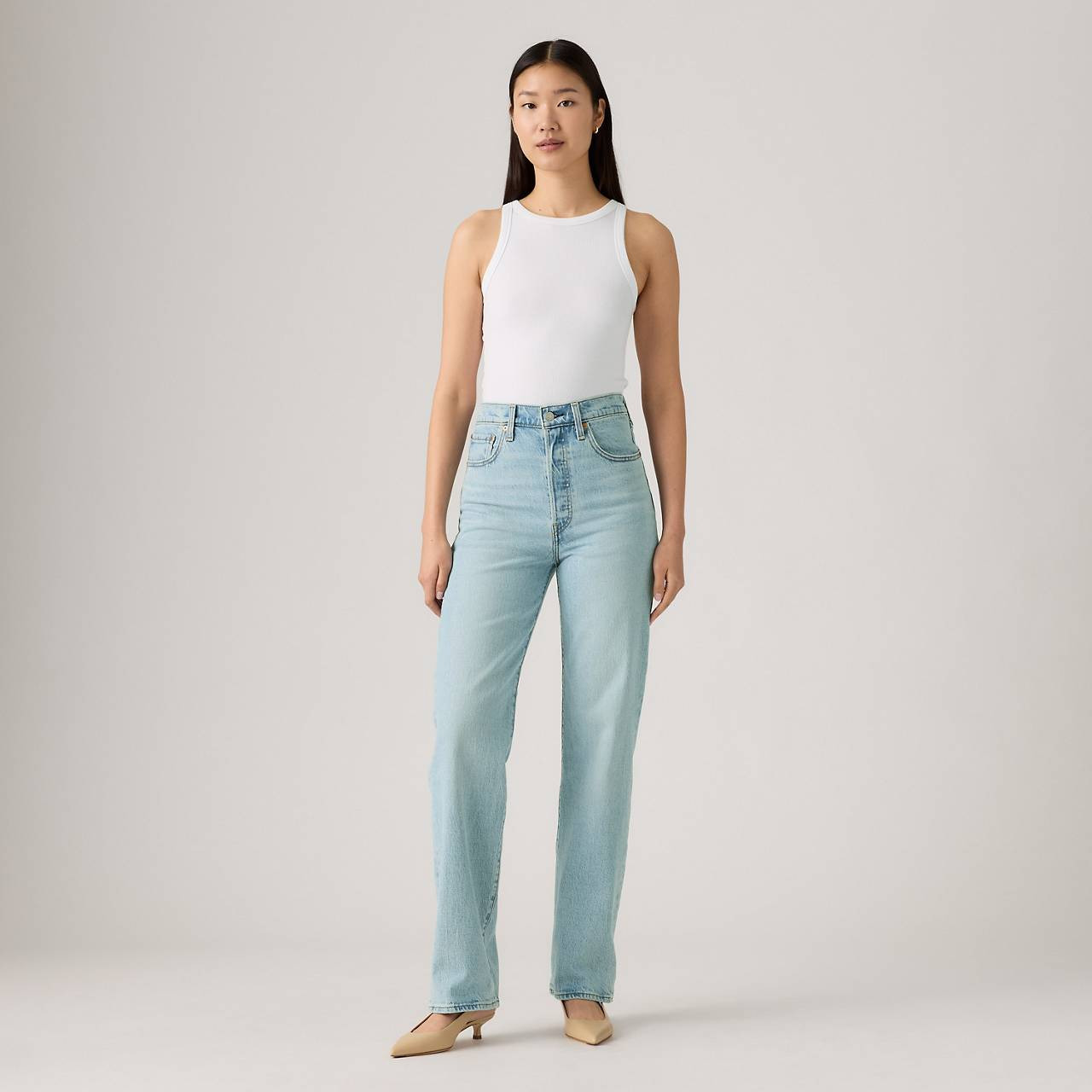 RIBCAGE FULL LENGTH WOMEN'S JEANS - 2