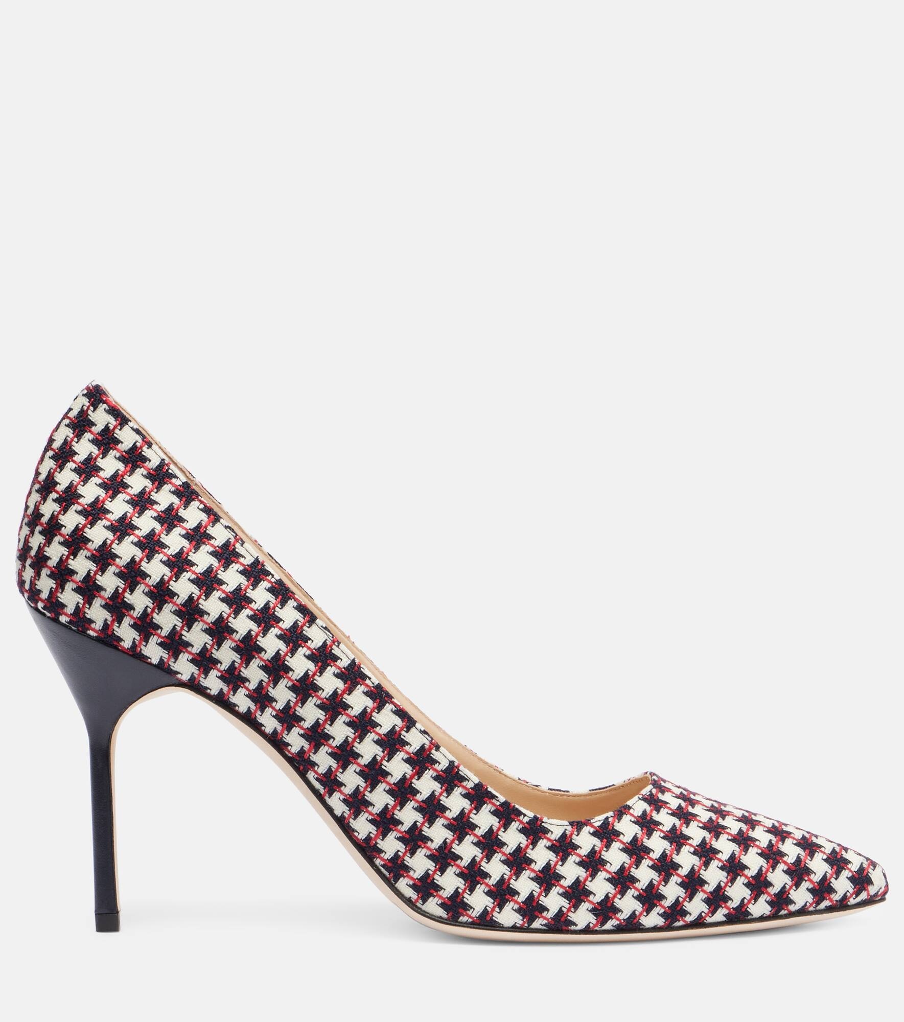 BB 90 houndstooth pumps - 4
