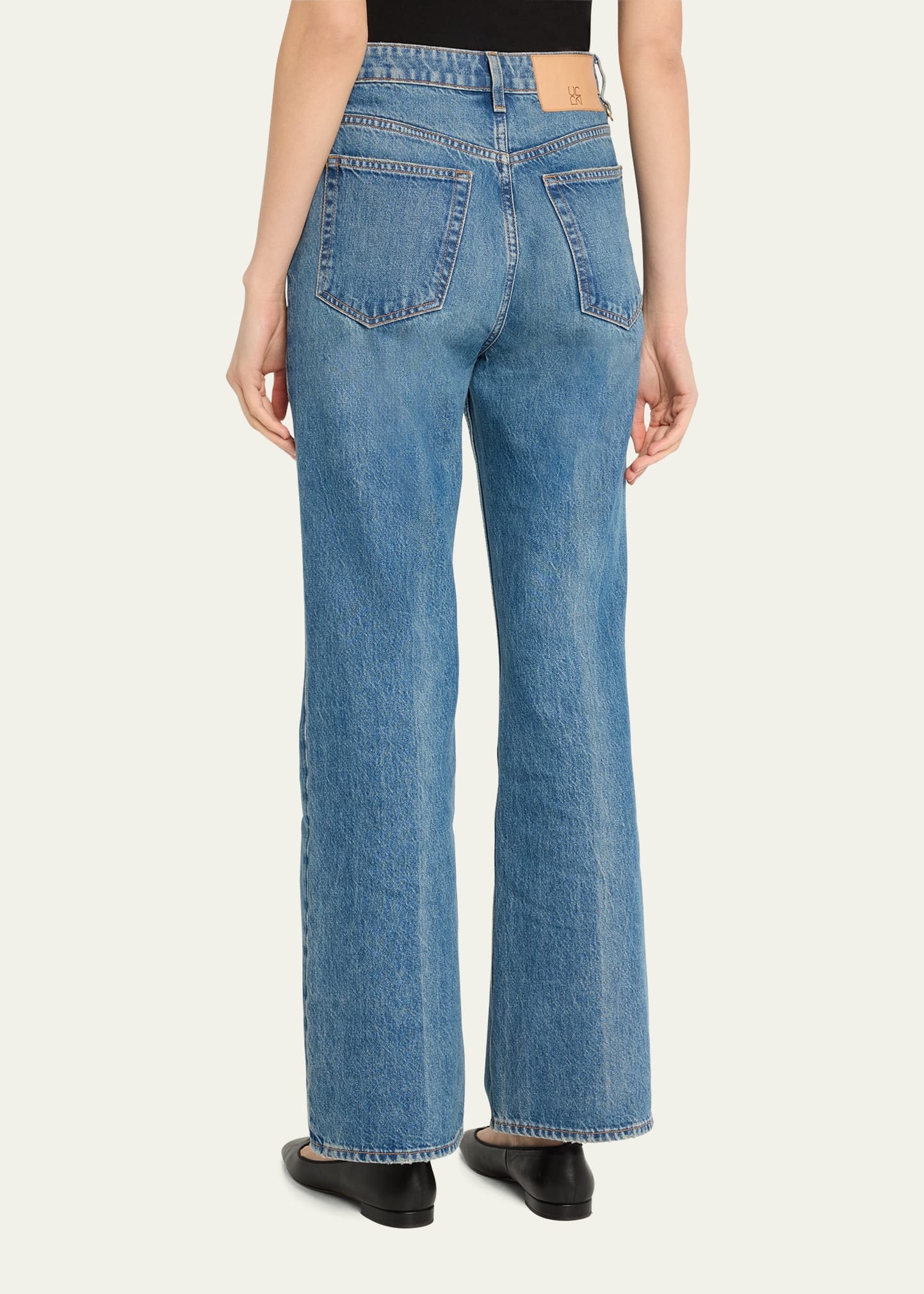 The Martine Straight-Leg Denim Jeans - 3