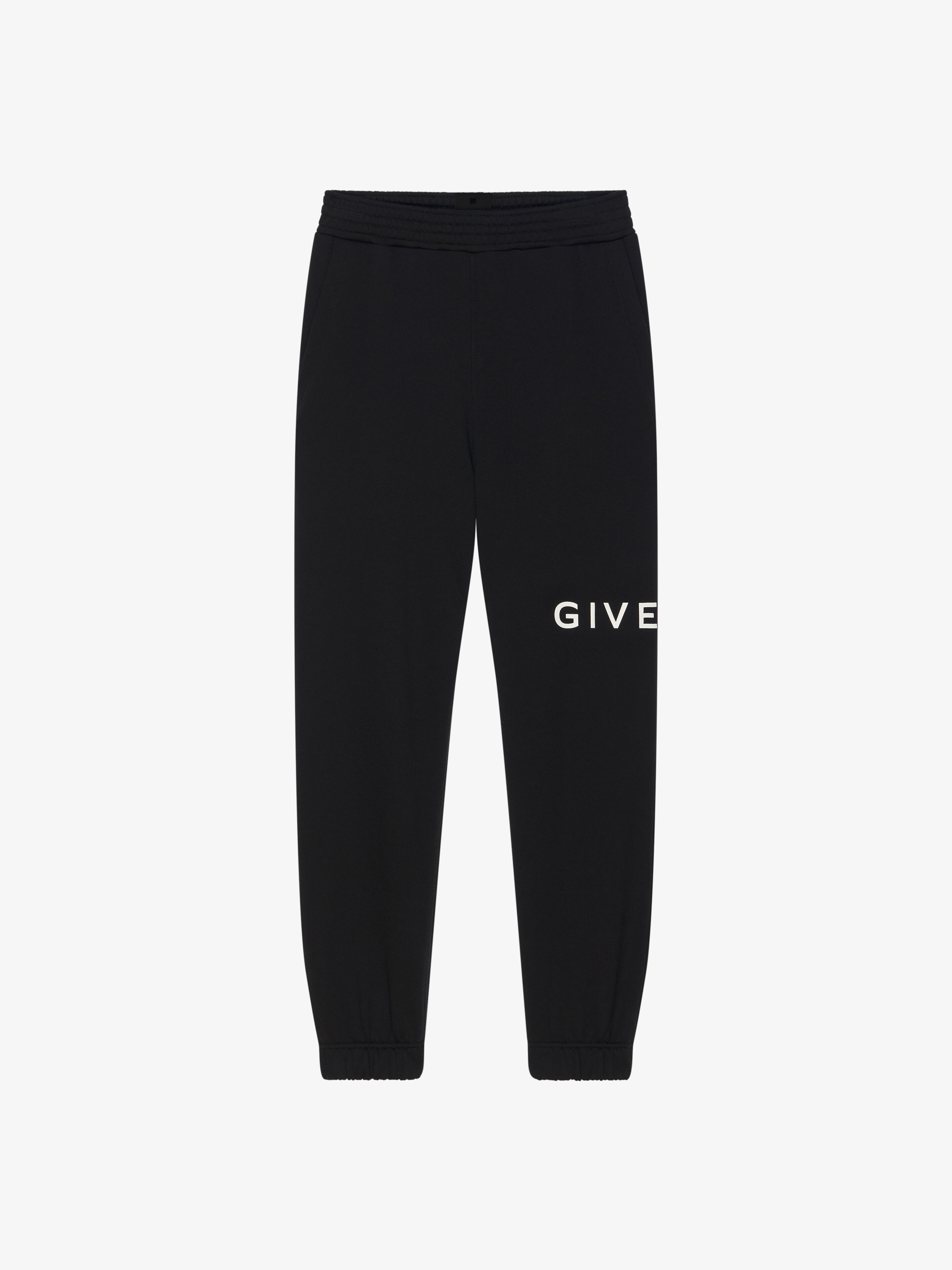 GIVENCHY ARCHETYPE SLIM FIT JOGGER PANTS IN FLEECE - 1
