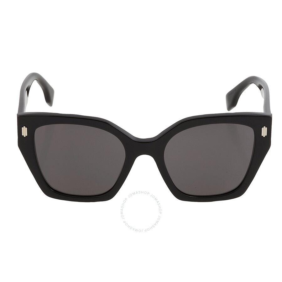 Fendi Smoke Cat Eye Ladies Sunglasses FE40070I 01A 54 - 1