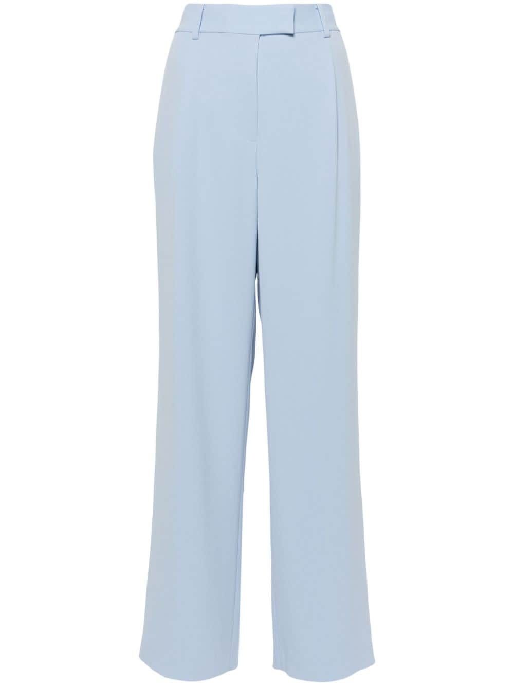 tailored crepe trousers - 1