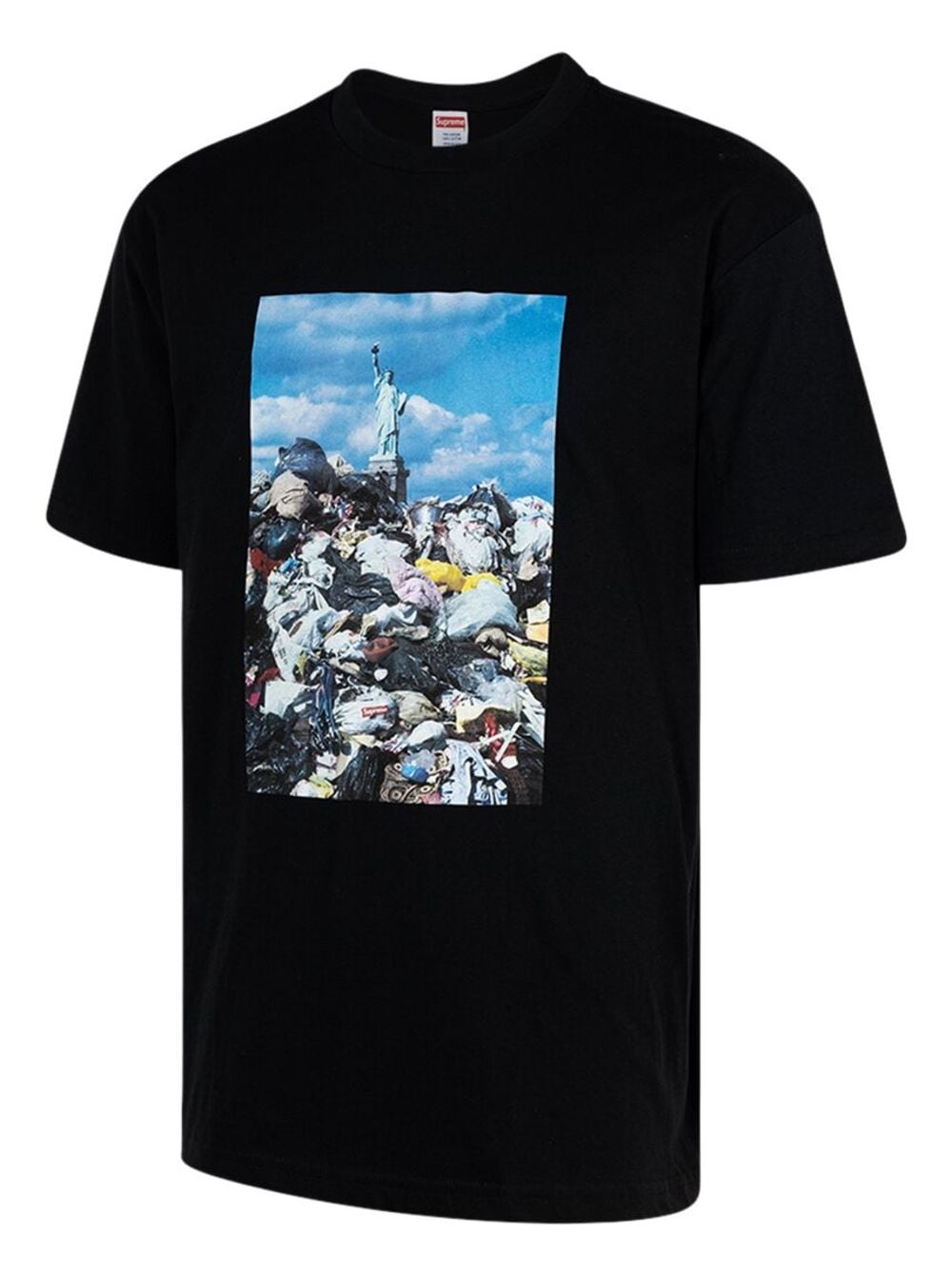 Trash photograph-print T-shirt - 3