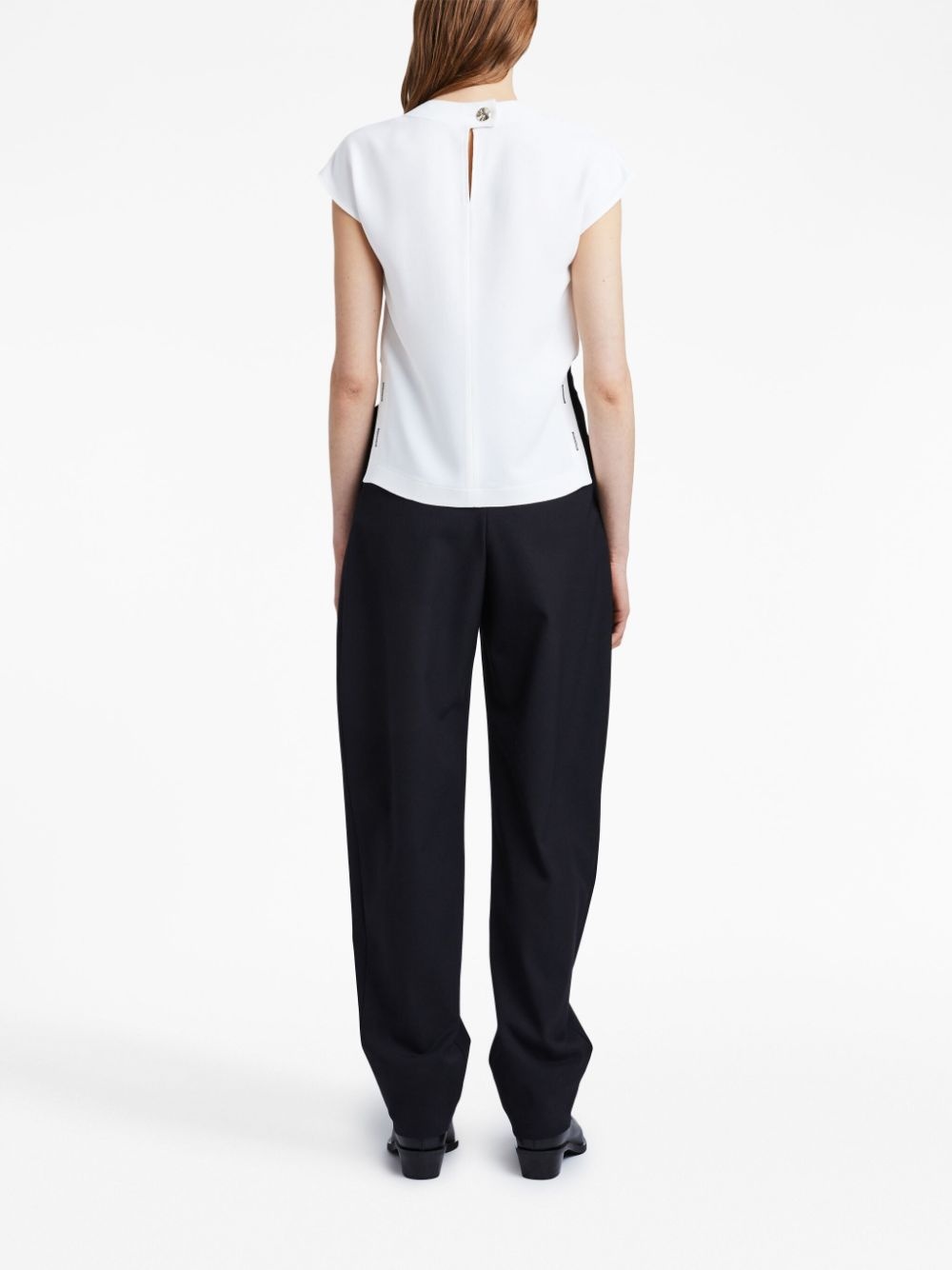 Matte Viscose Crepe Shell Top - 4