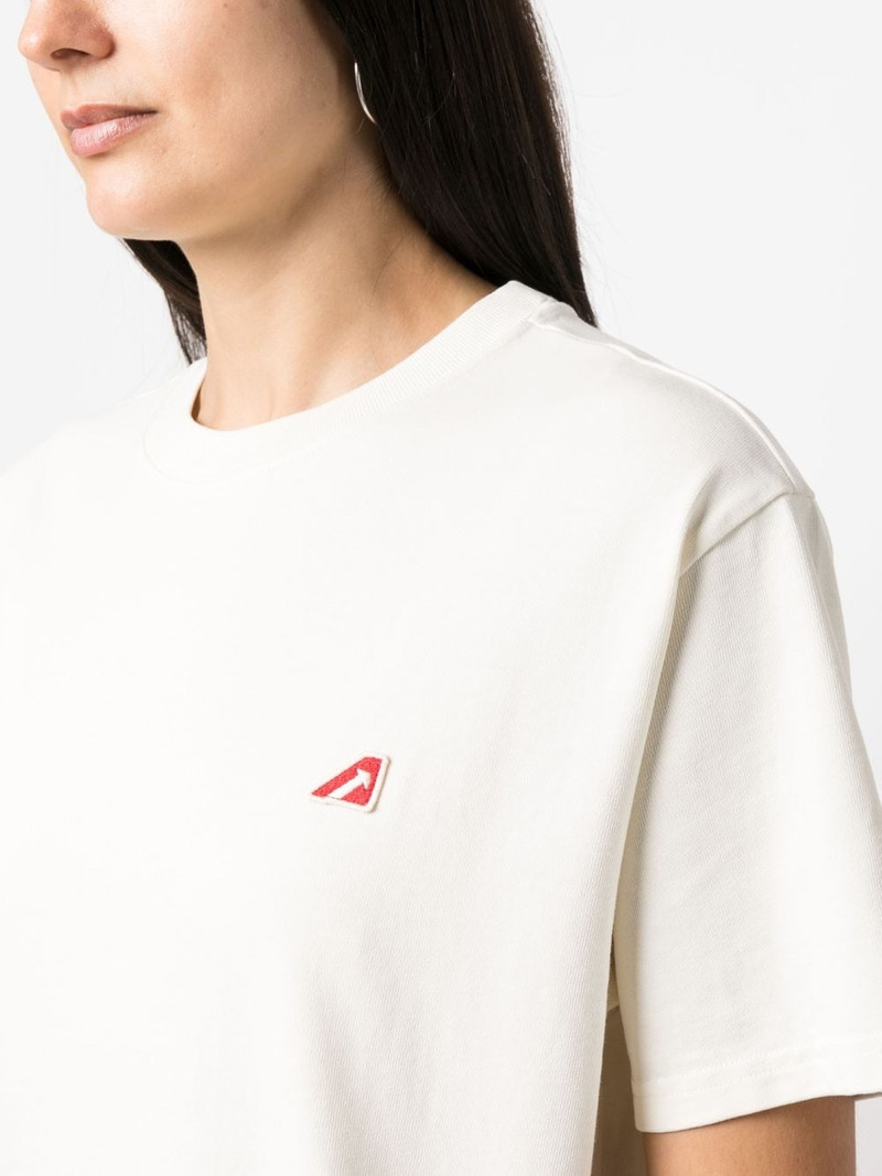 logo-patch cotton T-shirt 5