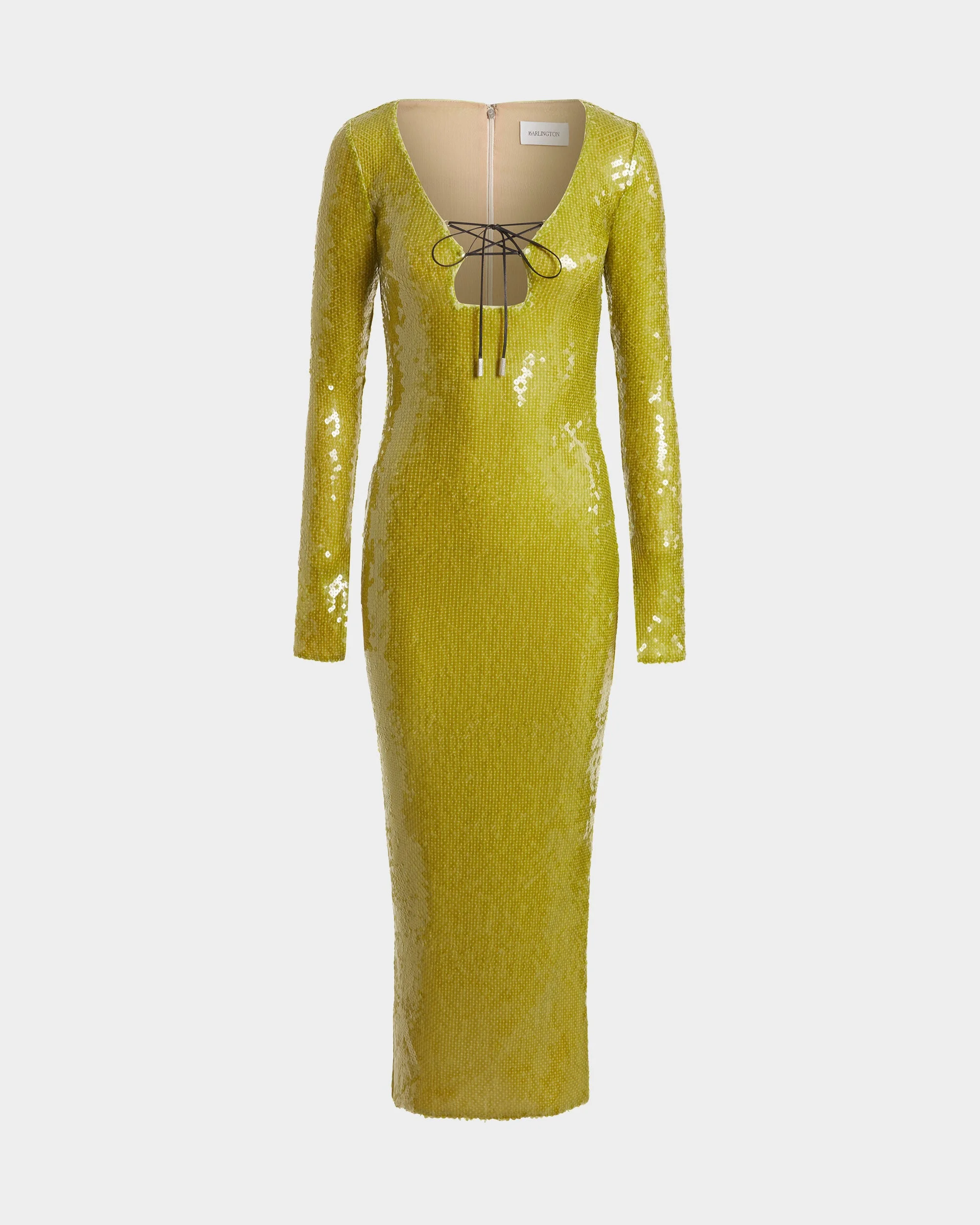 SOLARIA MIDI DRESS IN SEQUIN - 1