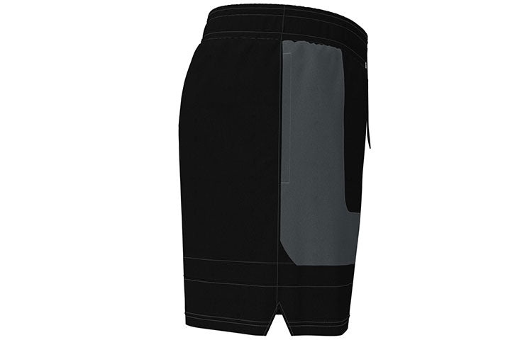 Under Armour Baseline Woven 7 inch Basketball Shorts 'Black Grey' 1370224-002 - 4