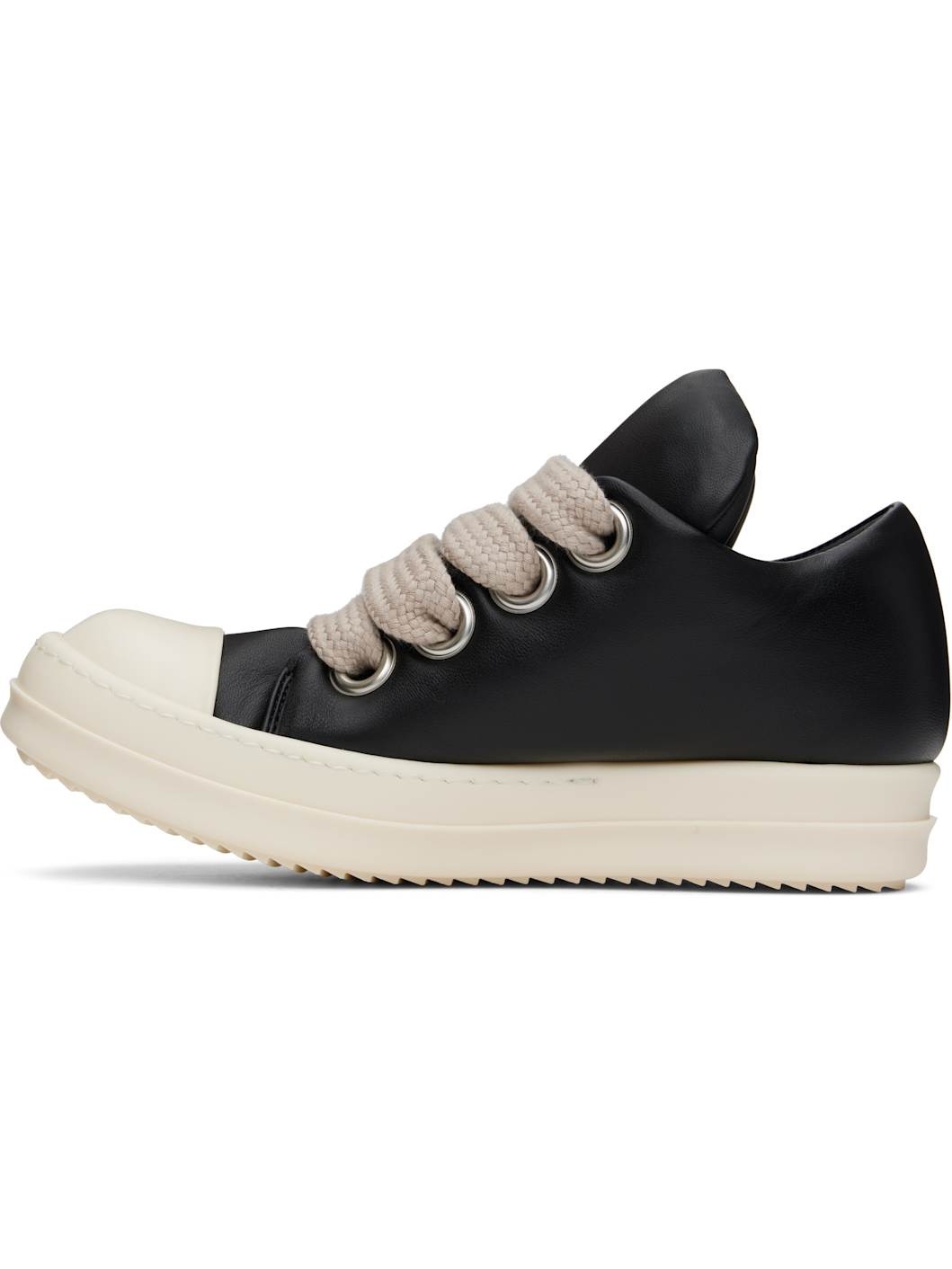 Black Hollywood Jumbolaced Low Sneakers - 3