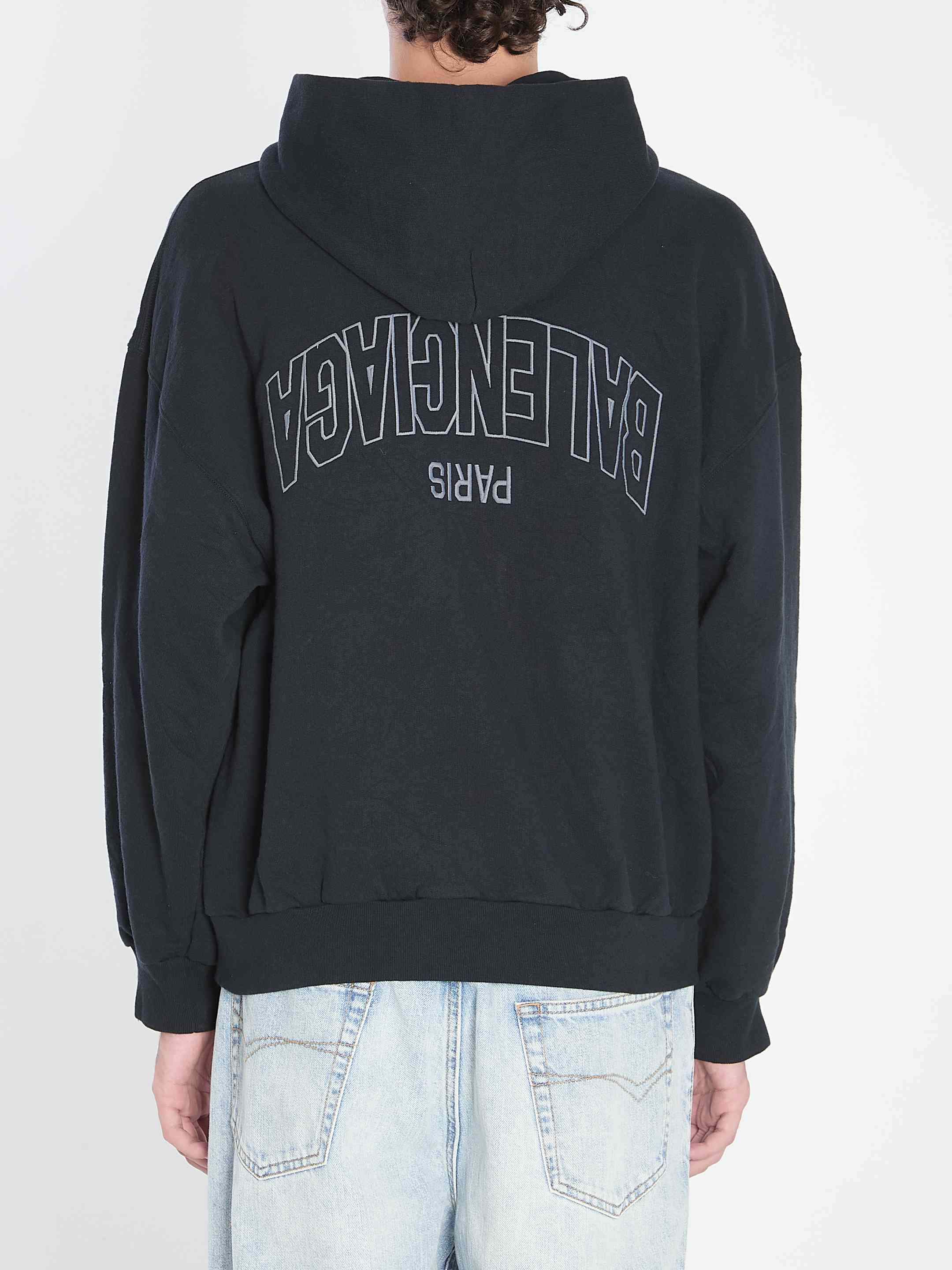 Balenciaga Men Zipped Hoodie - 4