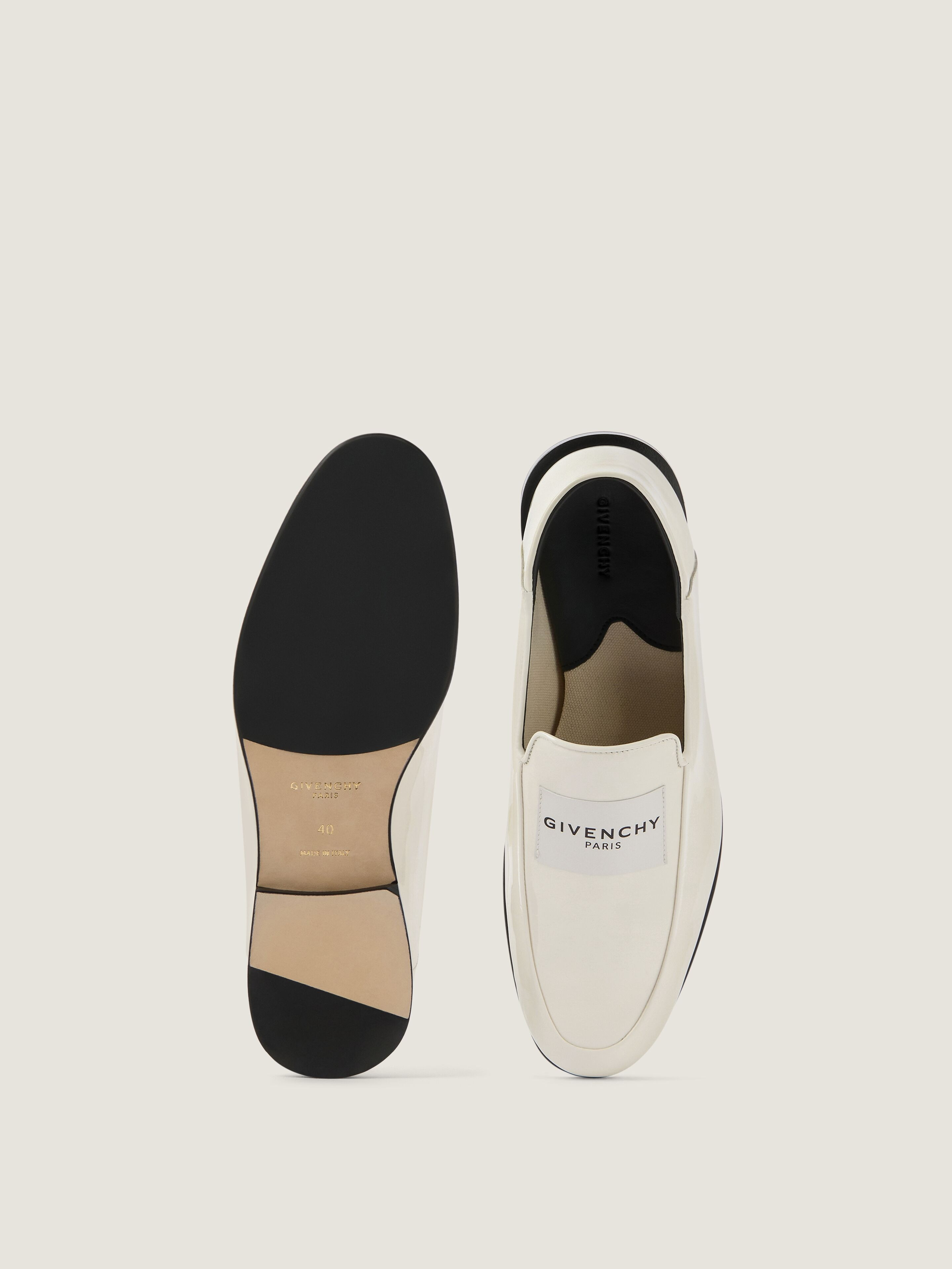 LABEL LOAFERS IN PATENT LEATHER - 5