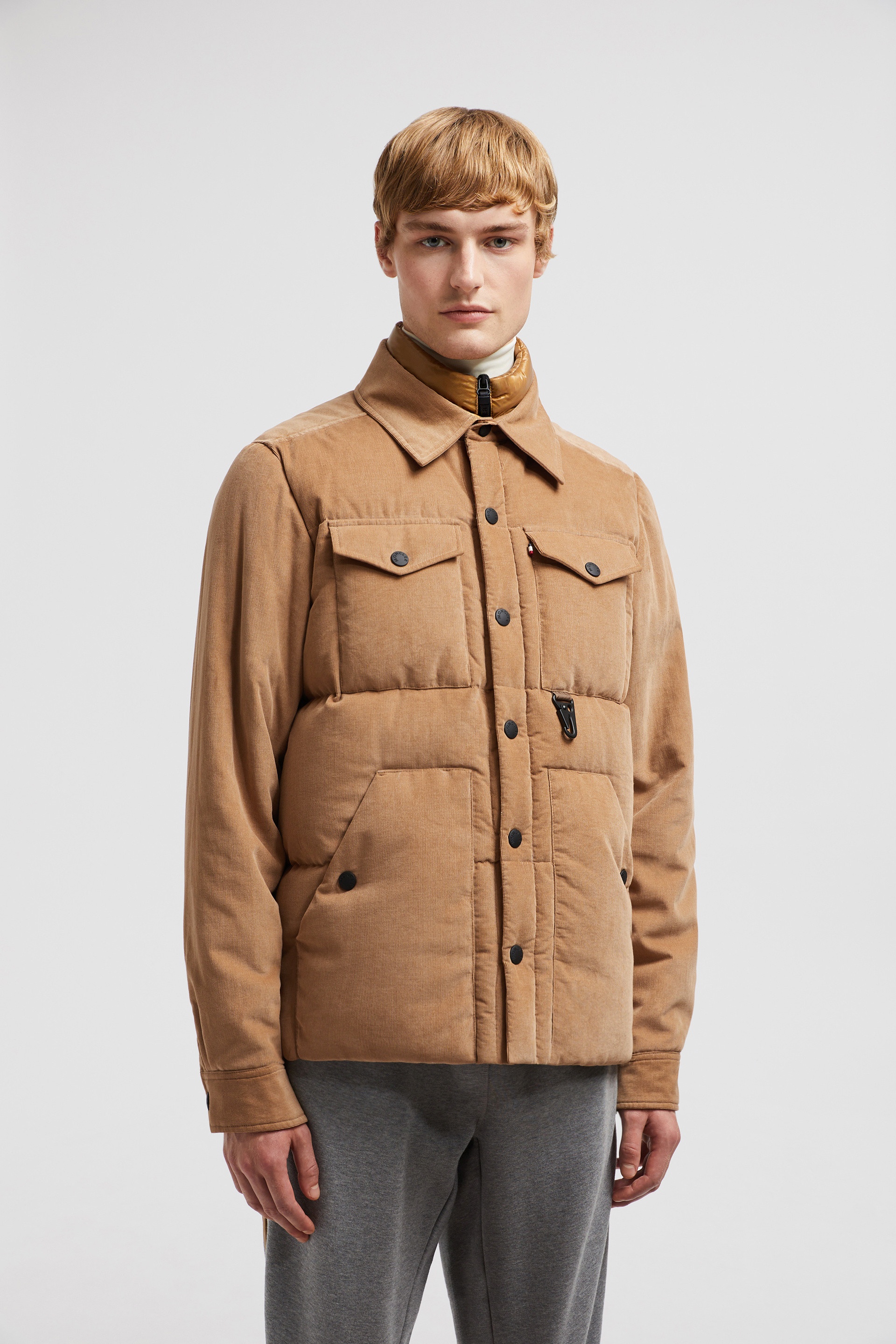 Lech Corduroy Down Shirt Jacket - 3