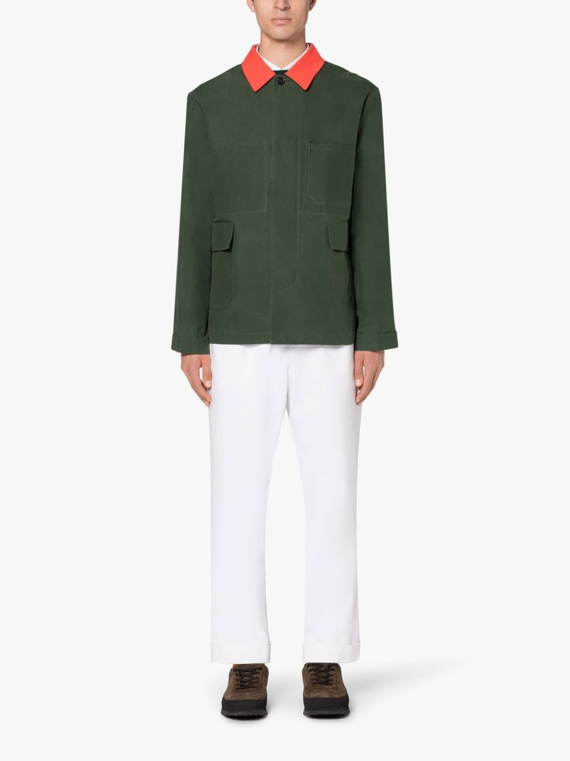 Mackintosh DRIZZLE GREEN WAXED COTTON CHORE JACKET outlook
