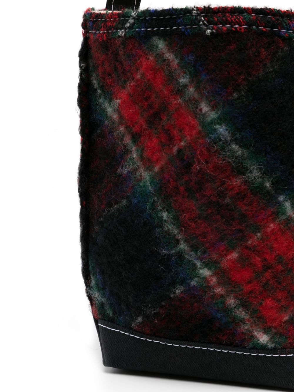 x Tembea checked cotton tote bag - 4