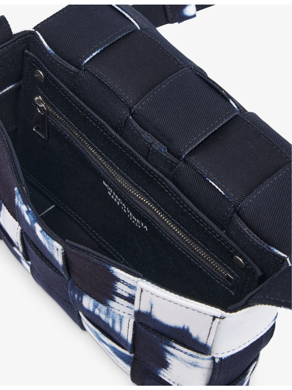 Cassette tie-dye denim cross-body bag - 4