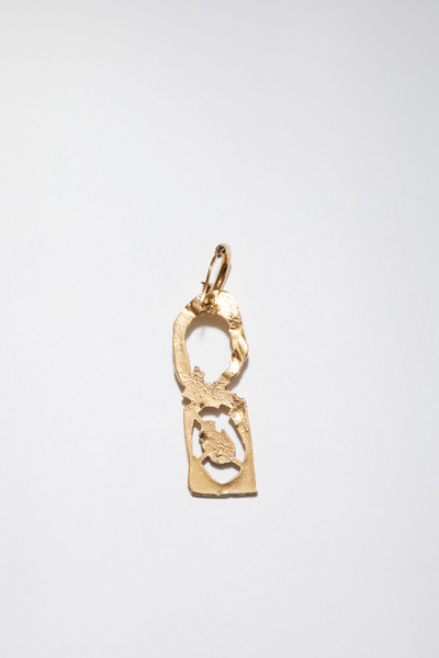 Acne Studios Q earring - Gold outlook