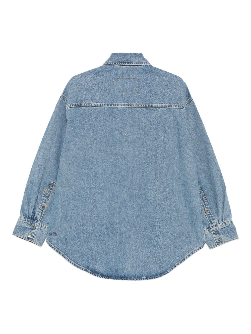 Oversized Ls Krystal Komet long-sleeve denim shirt - 2