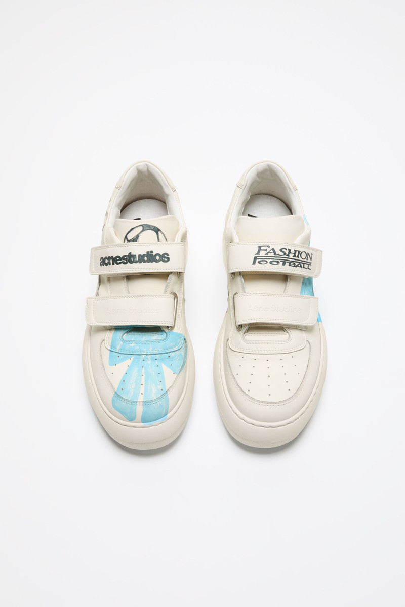 Velcro platform sneakers - Off white/off white 4