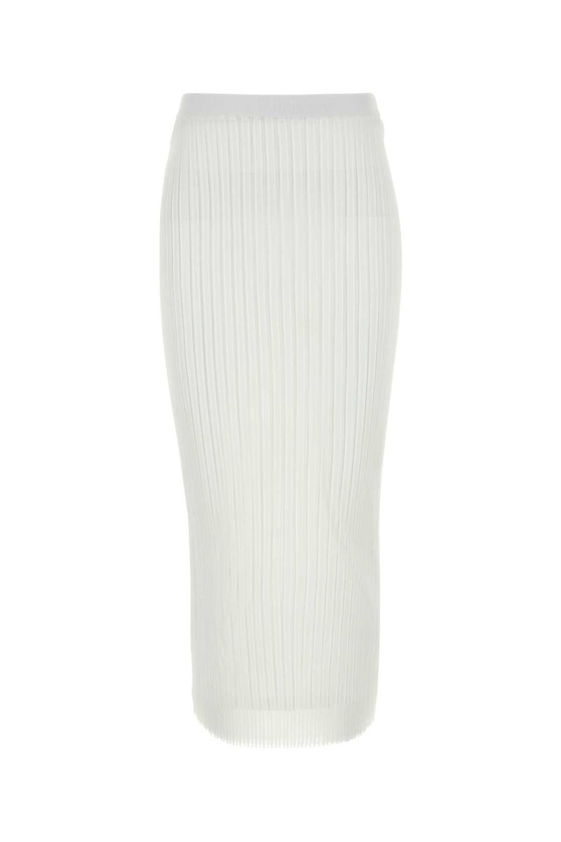 Sportmax Women White Organza Album1234 Skirt - 1