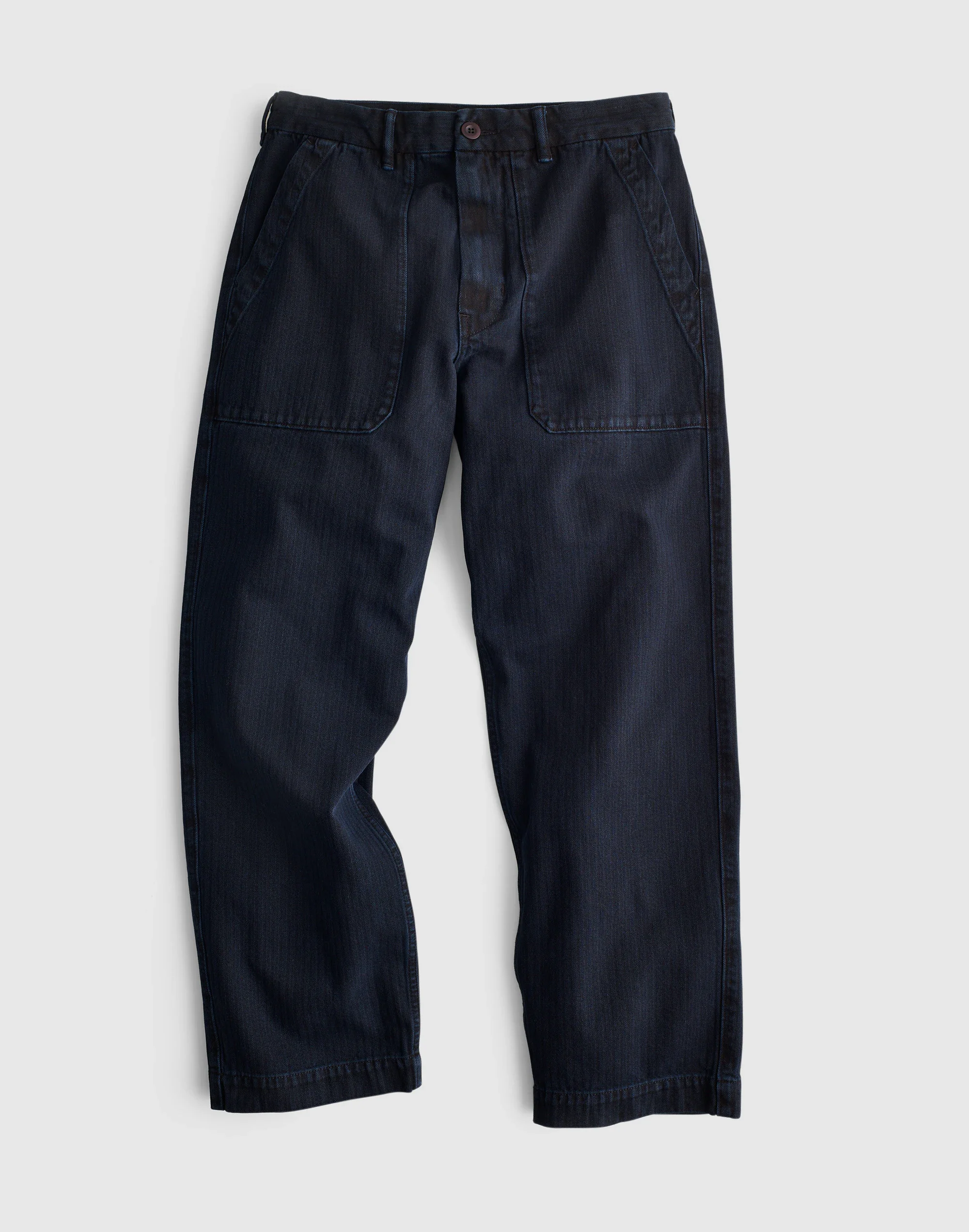 Fatigue Pants in Indigo Herringbone - 1