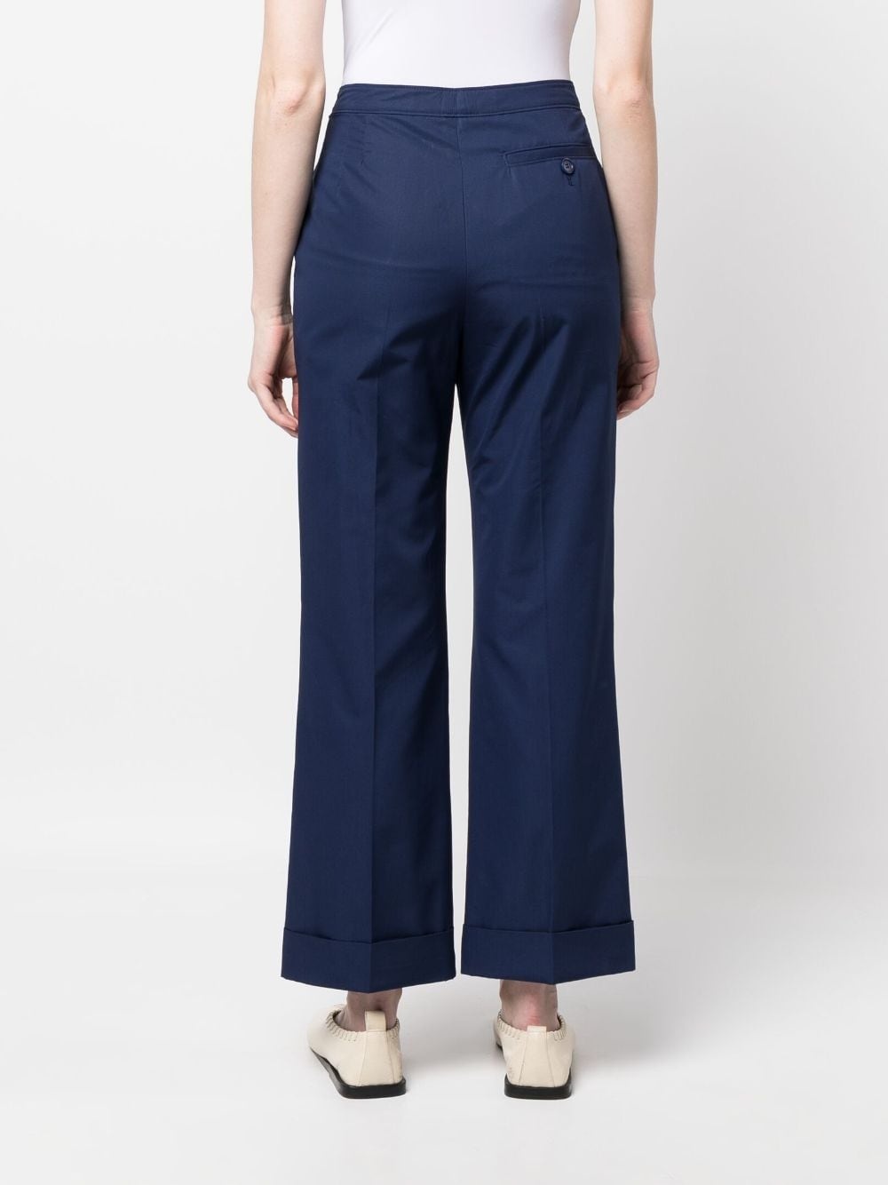 cropped flared trousers - 4