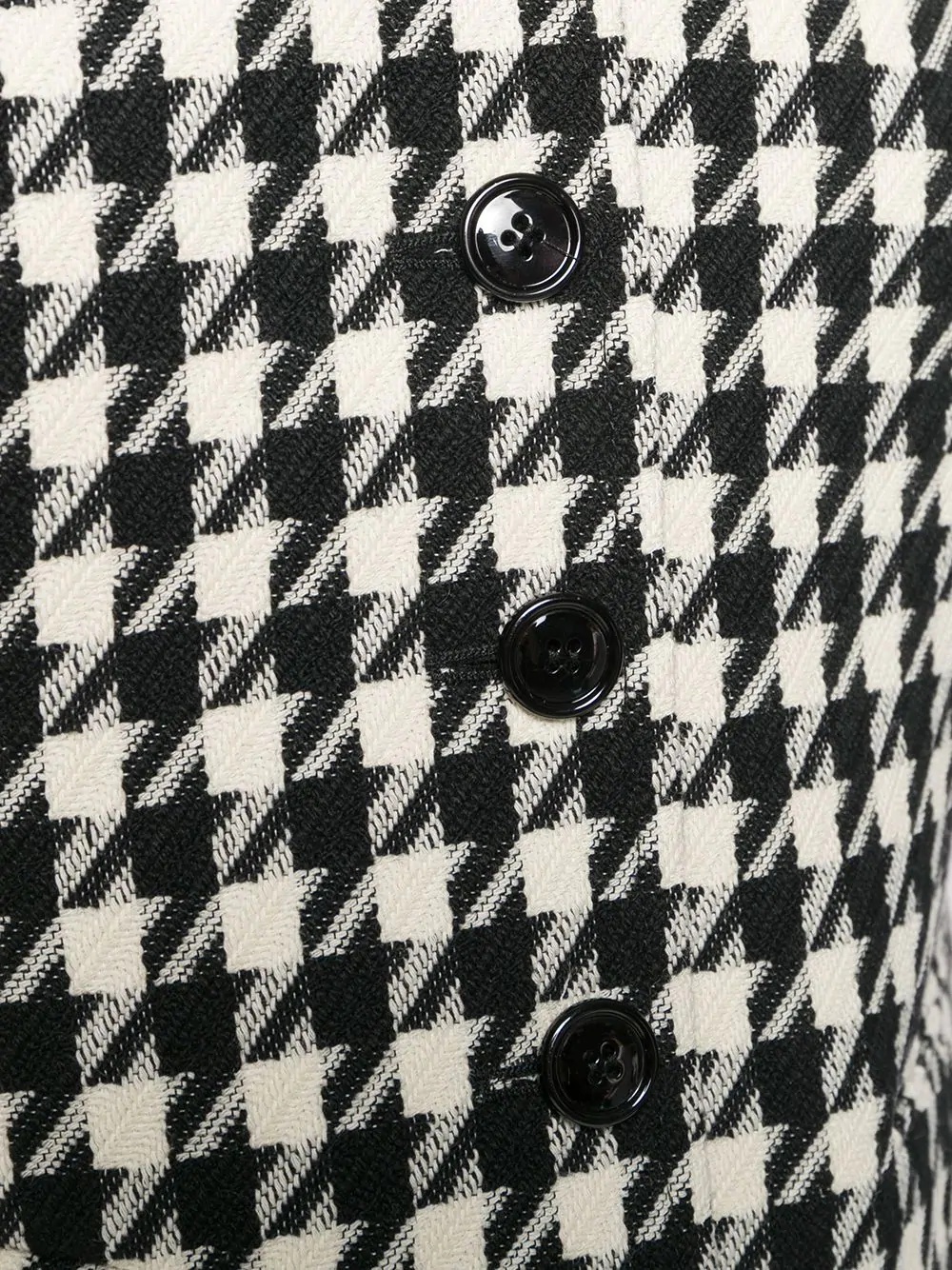 houndstooth single-breasted waistcoat - 5