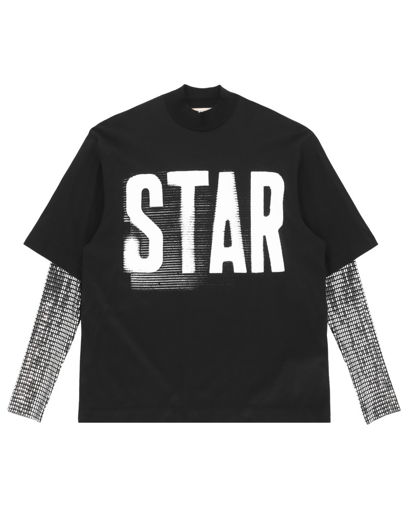 DOUBLE SLEEVE MARK FLOOD TEE 1