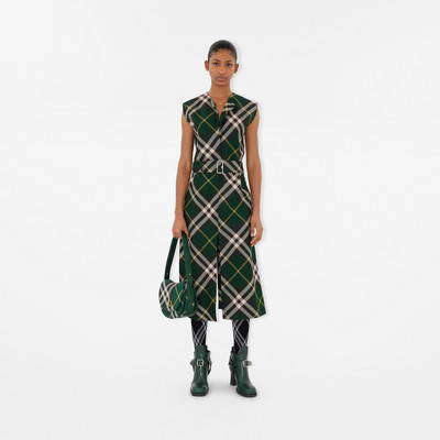 Burberry Check Wool Dress outlook
