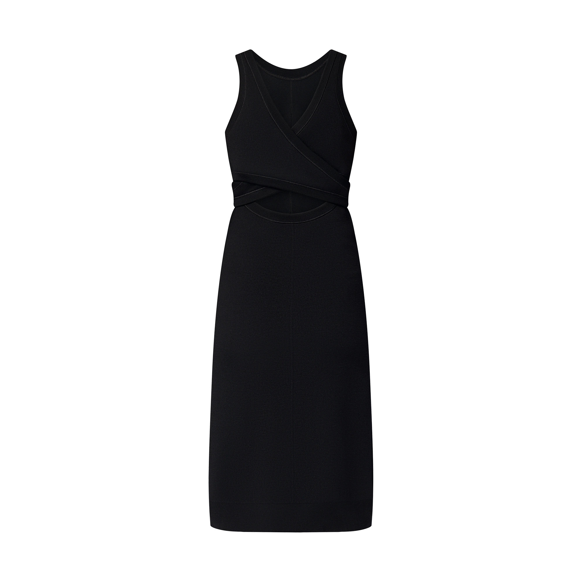 Wrap-Detail Tank Dress - 3