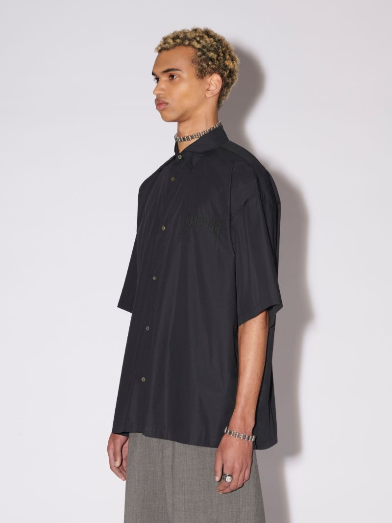 LOGO PATCH COTTON SHIRT 5