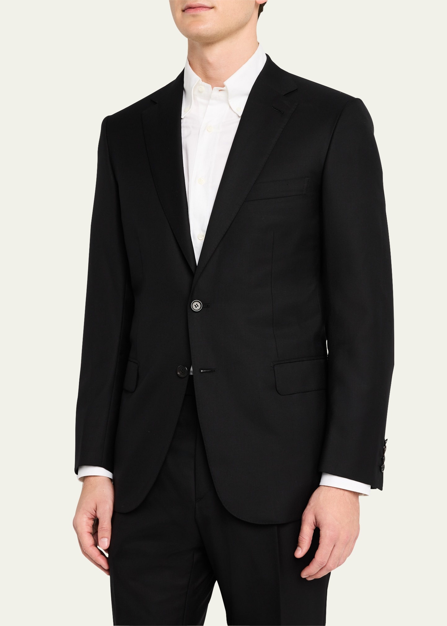 Men's Brunico Essential Virgin Wool Two-Piece Suit - 4