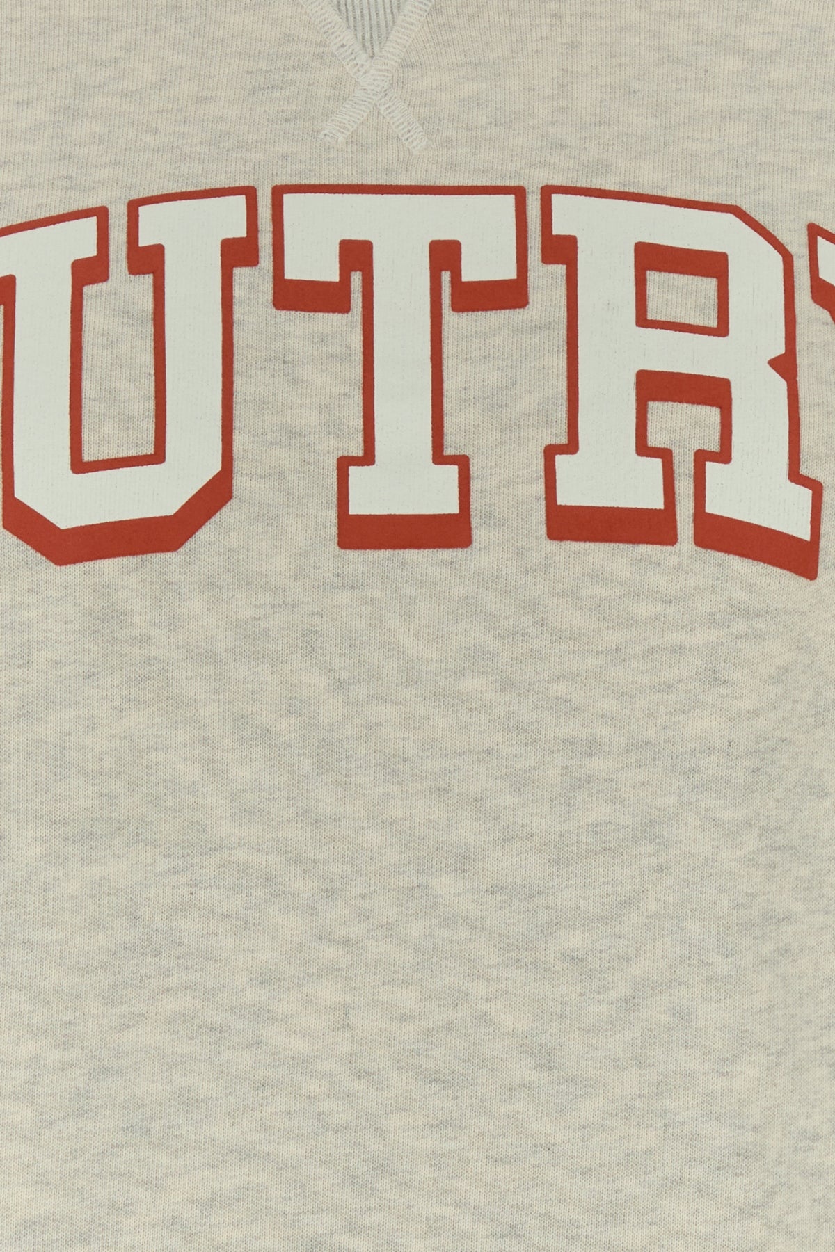 Melange light grey cotton Main Wom sweatshirt - 3