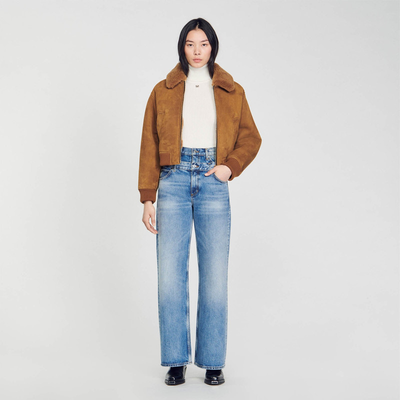 Sandro DOUBLE-BELTED JEANS outlook