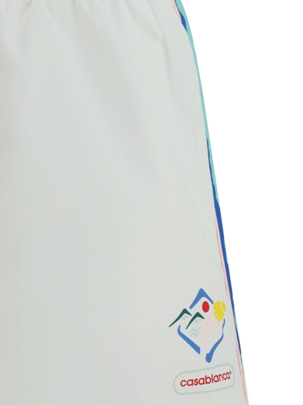 Casa Sportif graphic-panel windbreaker shorts - 5