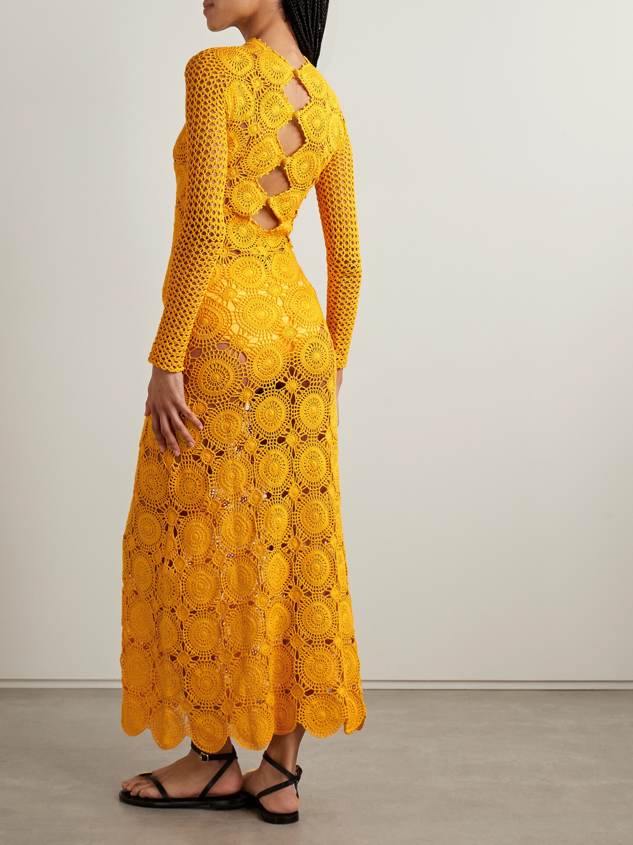 Siula Crocheted Organic Cotton Maxi Dress - 3