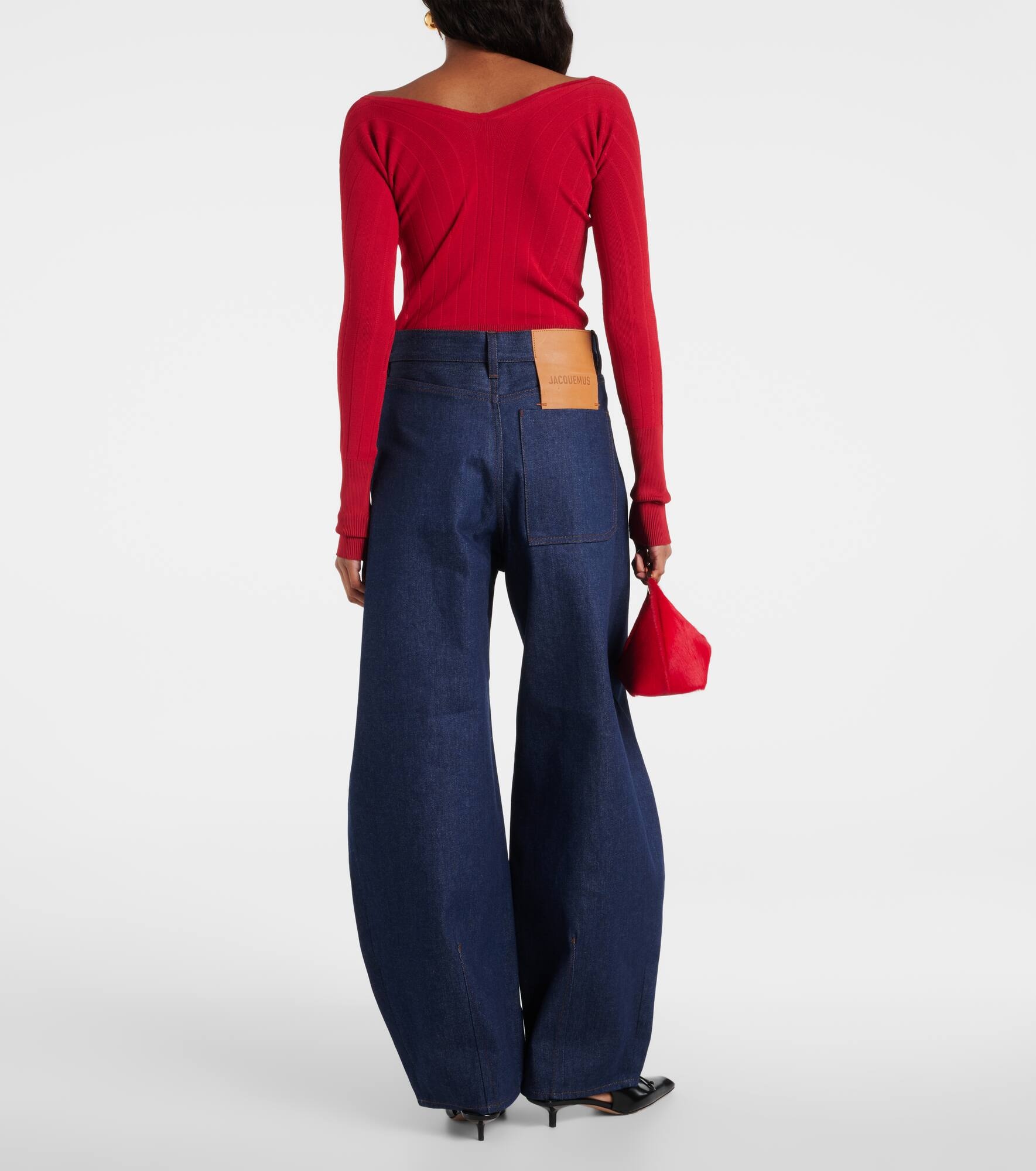 De-Nîmes Ovalo mid-rise wide-leg jeans - 3
