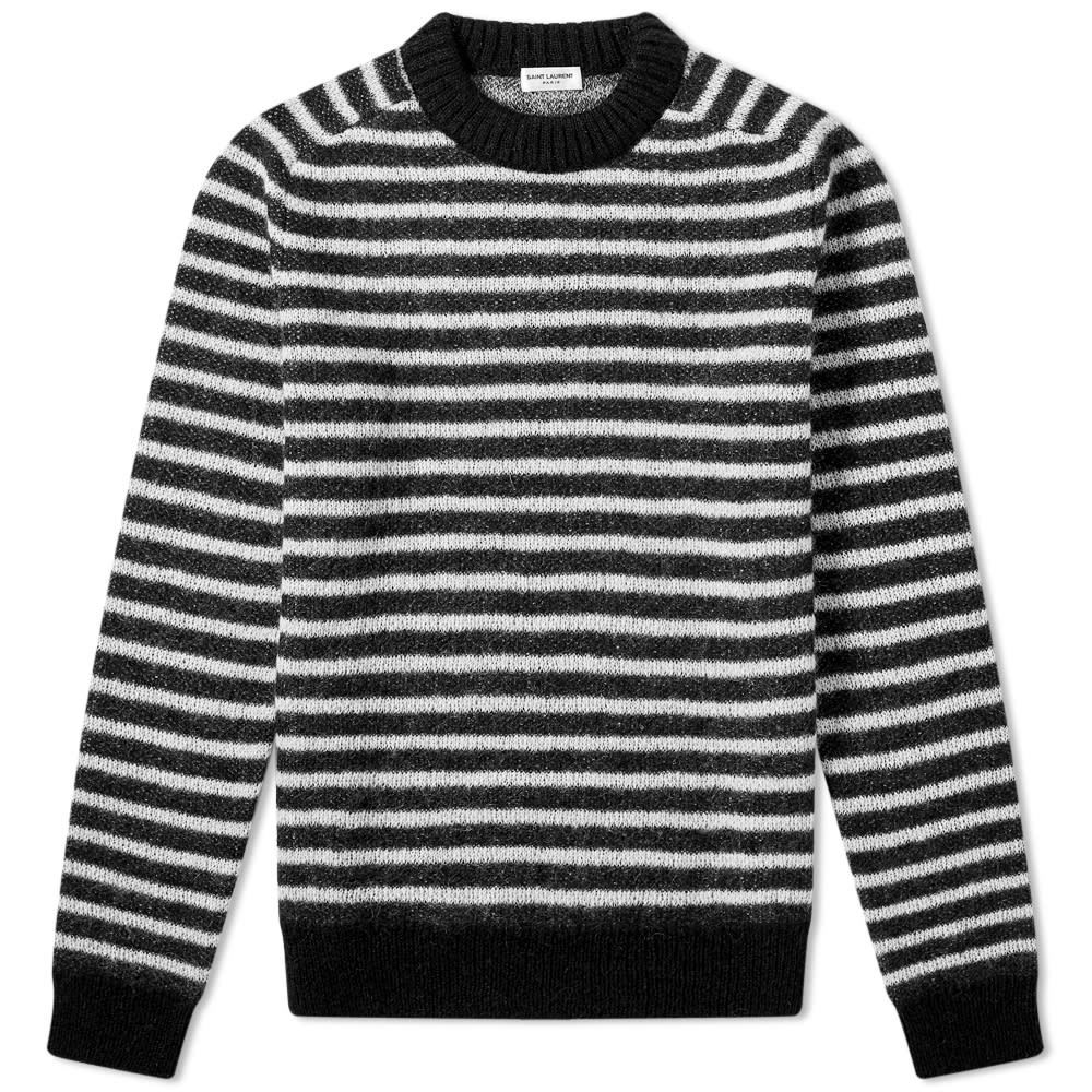 Saint Laurent Stripe Mohair Knit - 1