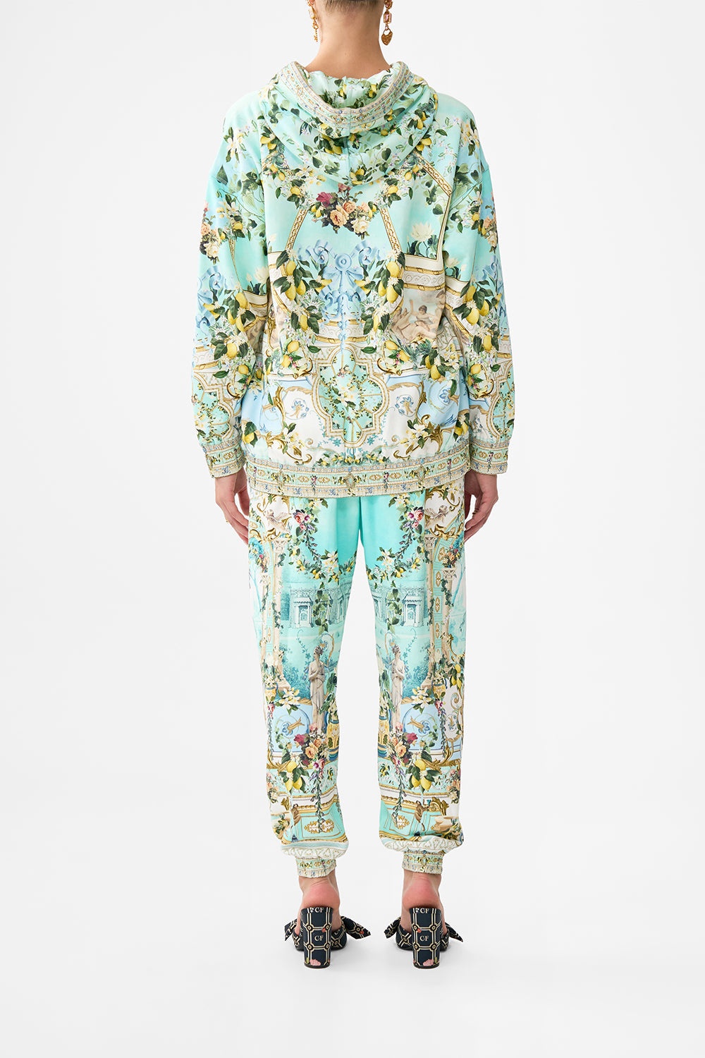SILK BAND OVERSIZED HOODIE WITH POCKETS - 4
