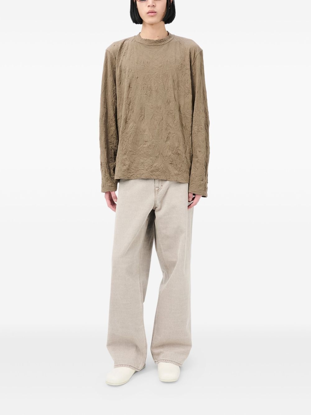 crew-neck long-sleeved T-shirt - 2