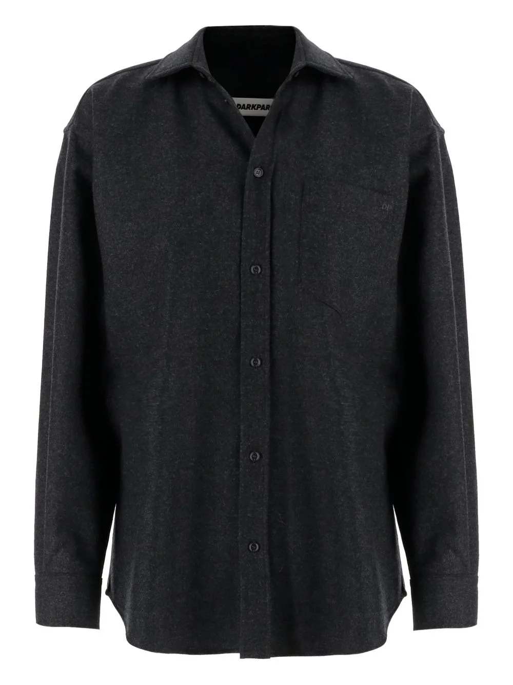 patch-pocket wool shirt - 1