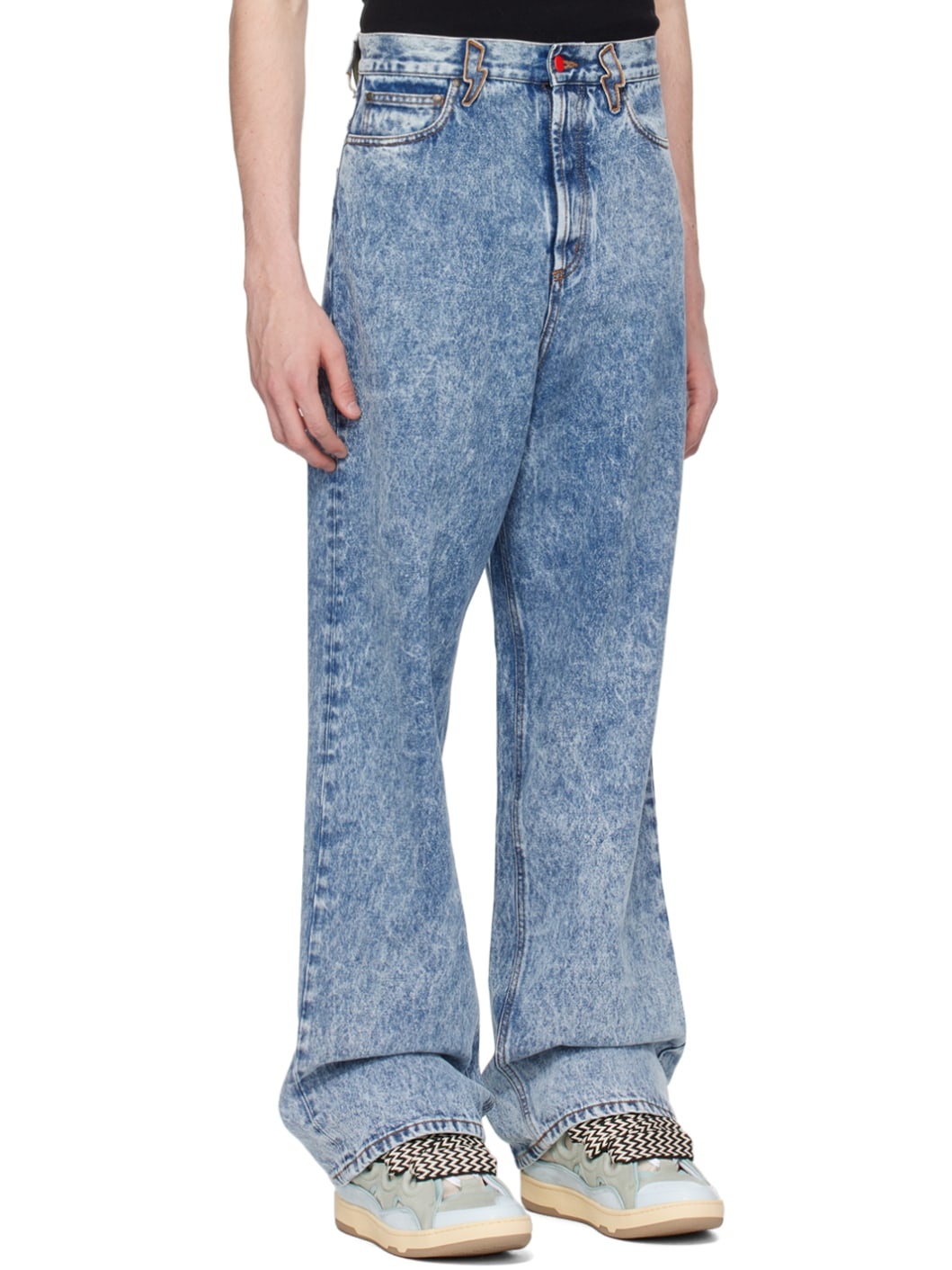 Blue Baggy Jeans - 2