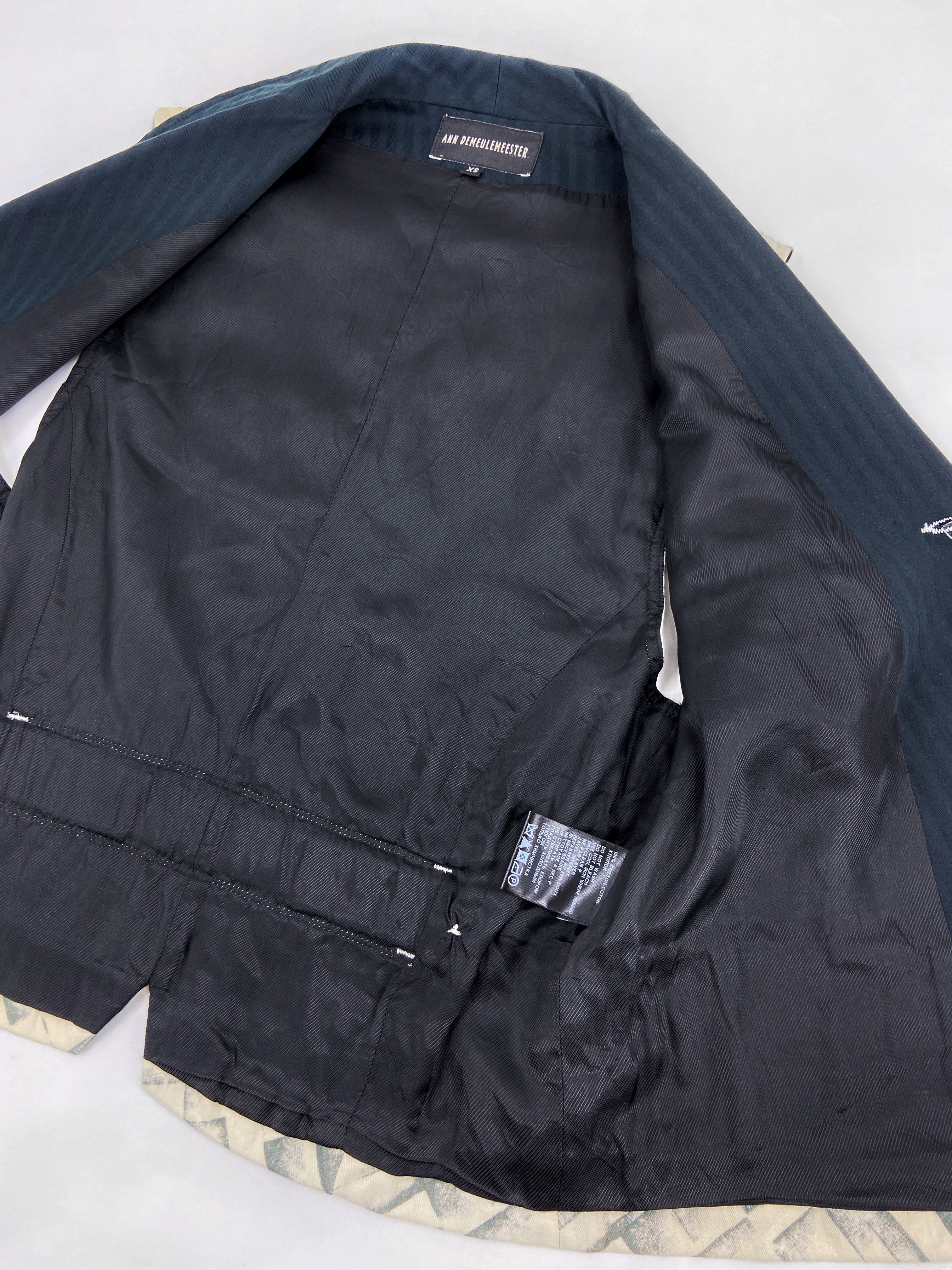 Ann Demeulemeester Spring 2008 Abstract Tyre Print Gillet Vest Top XS - 12