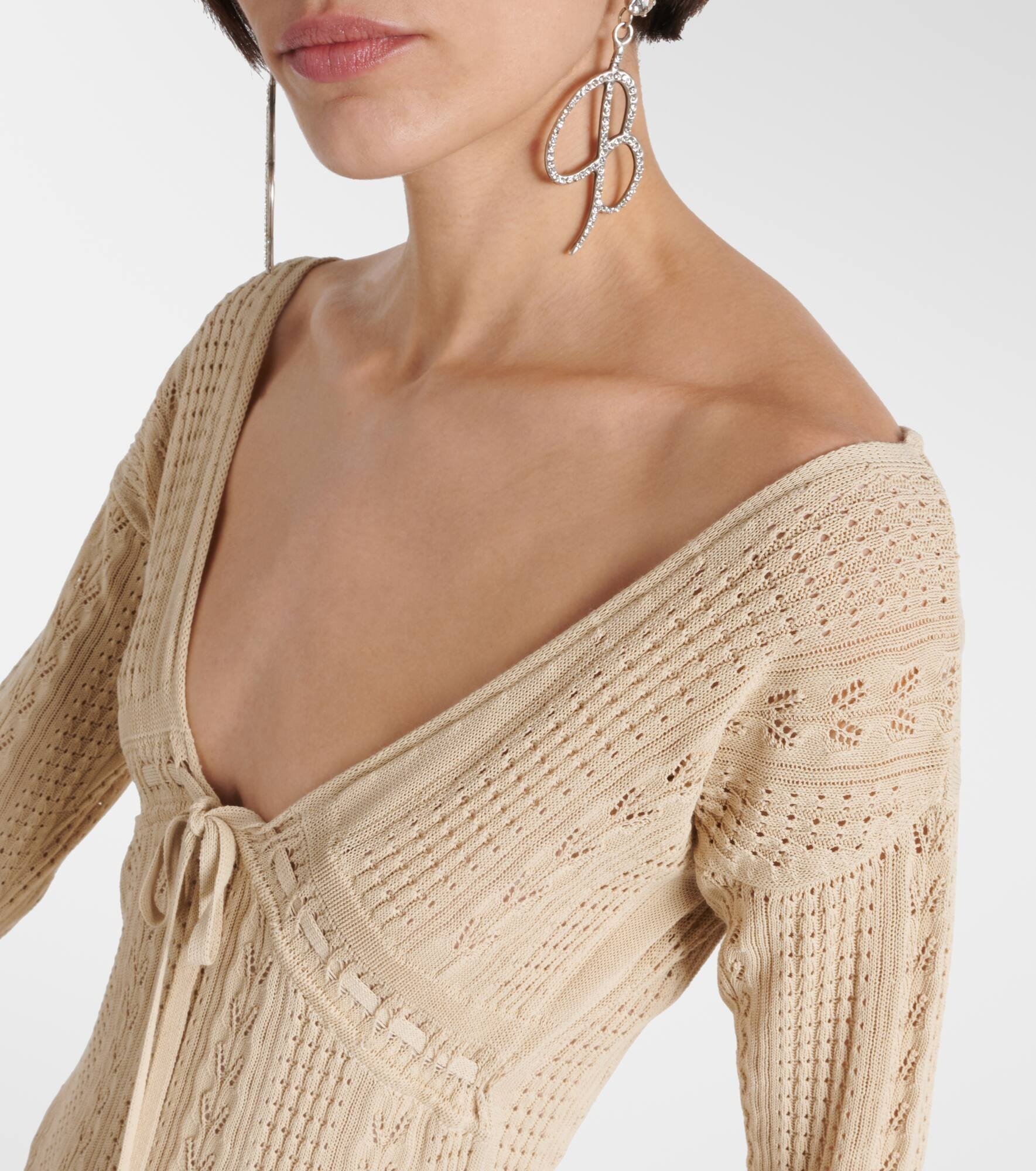 Crochet maxi dress - 4